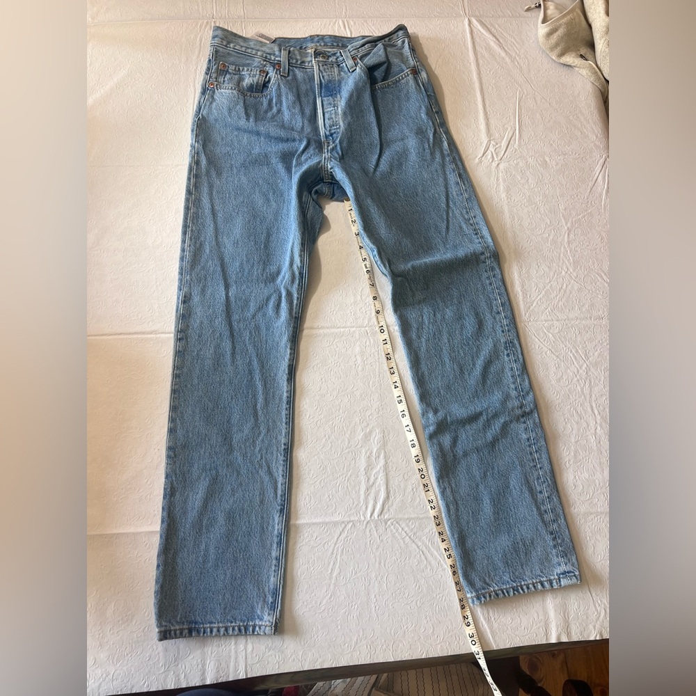Levi's Blue Denim with Leather Patch